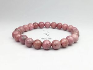 Pink Rhodonite Bracelet 8mm