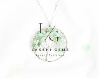 Peridot Tree of Life Pendant - Image 2