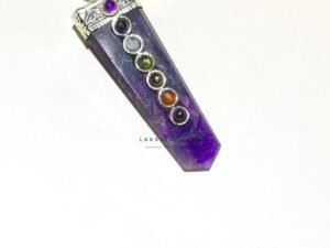 Amethyst 7 Chakra Pendant