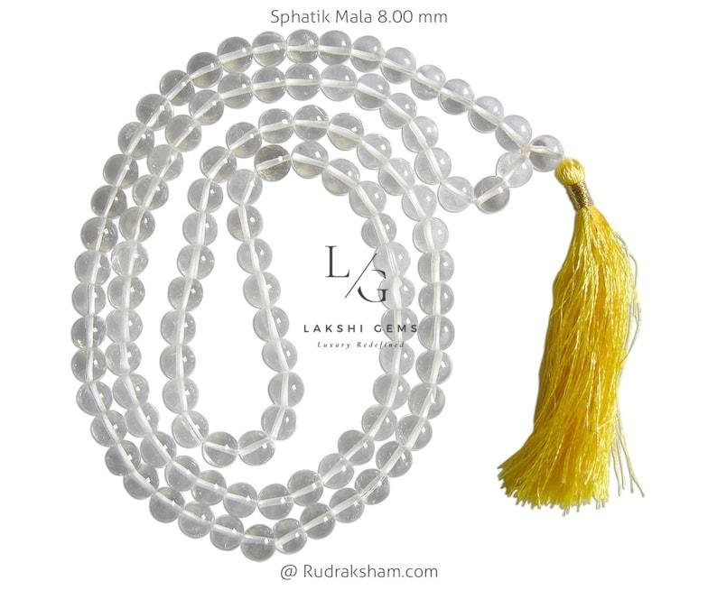Crystal / Sphatik – Diamond Cut Mala - Image 3