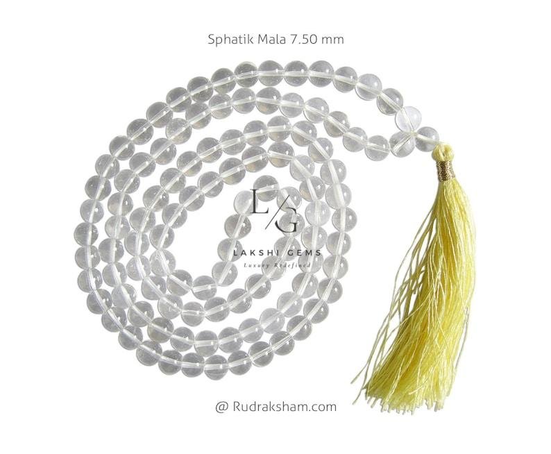 Crystal / Sphatik – Diamond Cut Mala - Image 2