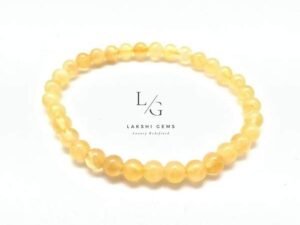 Yellow Calcite Bracelet 8mm