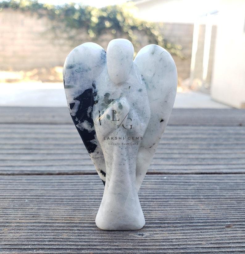 Rainbow Moonstone Angel - Image 3