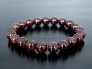 Red Garnet Bracelet 8mm