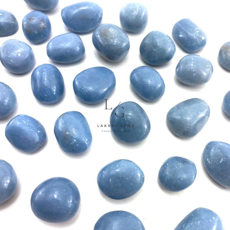 Angelite Tumble Stones - Image 2