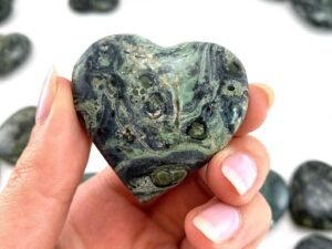Kambaba Jasper Healing Crystal Heart Stone