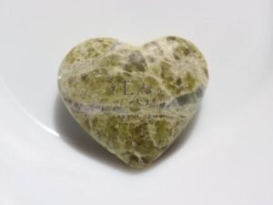 Vessonite Healing Crystal Heart Stone