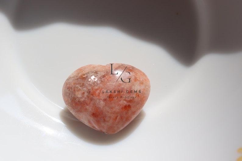 Sunstone Healing Crystal Heart Stone - Image 4