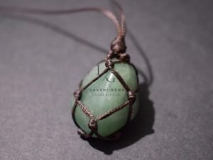 Green Aventurine Spiral Pendant