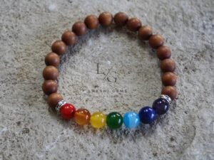7 Chakra Jasper Bracelet 8mm