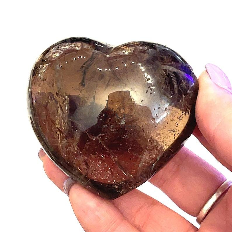 Aragonite Healing Crystal Heart Stone