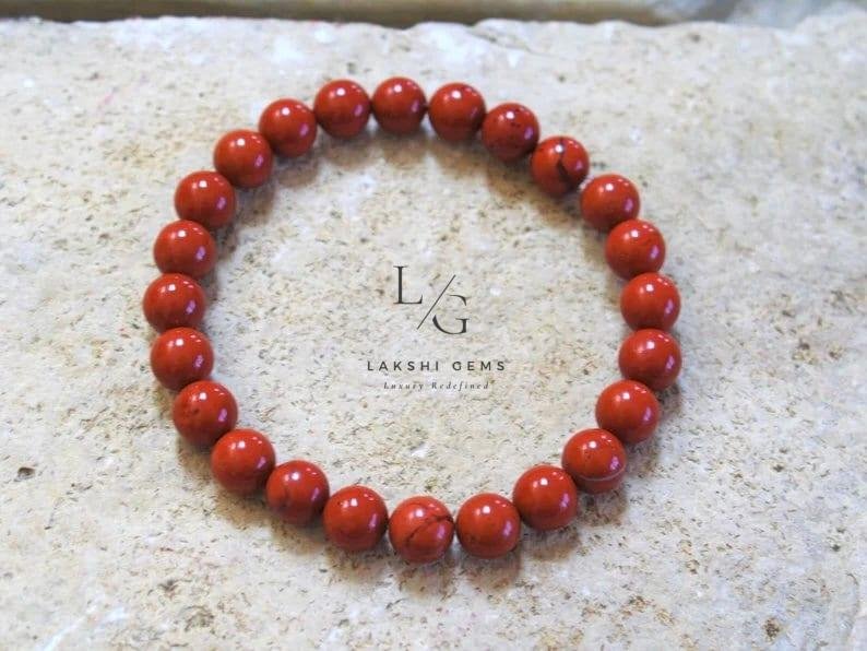 Red Jasper Bracelet 8mm - Image 2