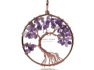 Amethyst Tree of Life Pendant