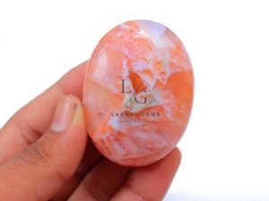 Cherry Quartz Worry Stone