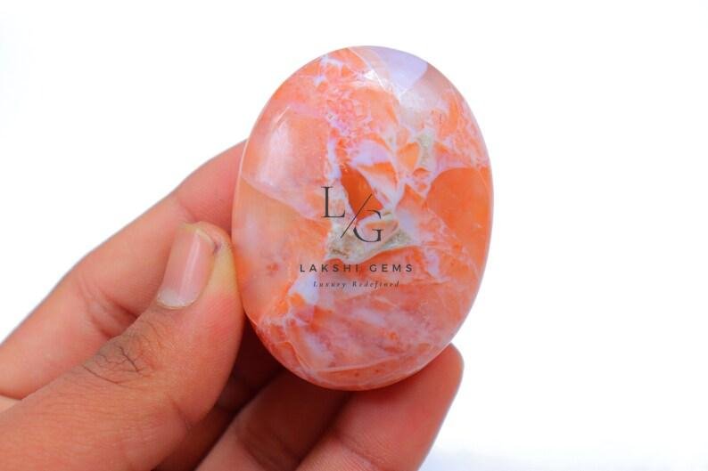 Cherry Quartz Worry Stone