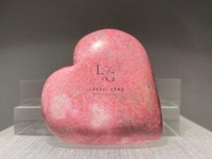 Rhodonite Healing Crystal Heart Stone