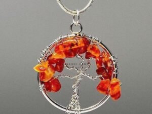 Carnelian Tree of Life Pendant