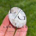 Cream Moonstone Healing Crystal Palm Stone