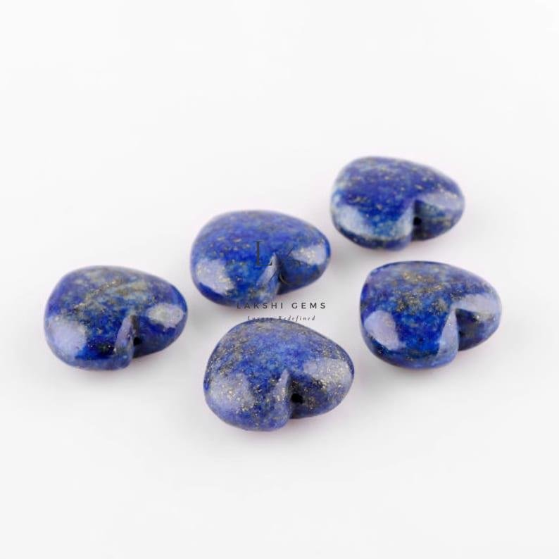 Lapis Lazuli Healing Crystal Heart Stone - Image 4