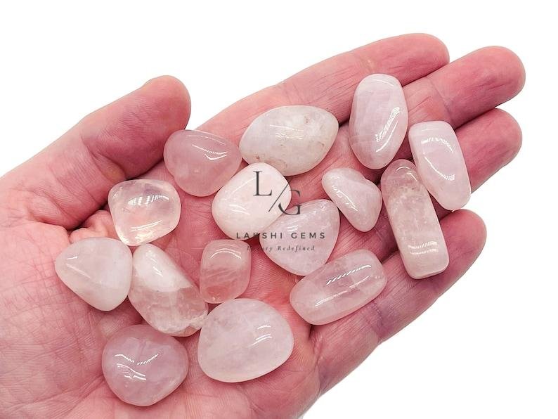 Rose Quartz Tumble Stones - Image 2