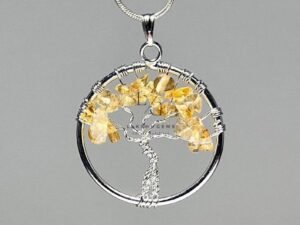 Citrine Tree of Life Pendant