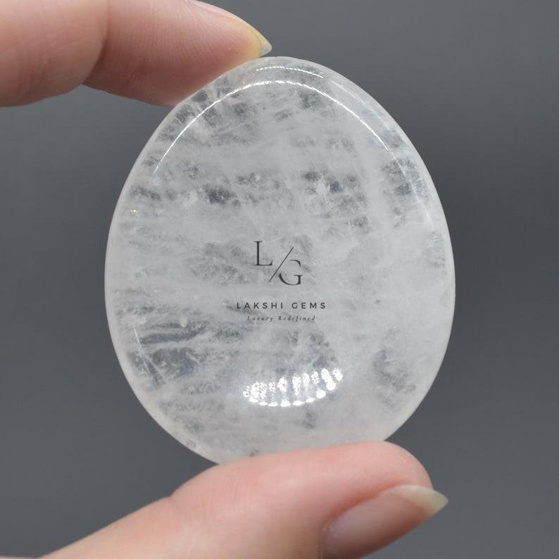 Crystal Quartz Worry Stone