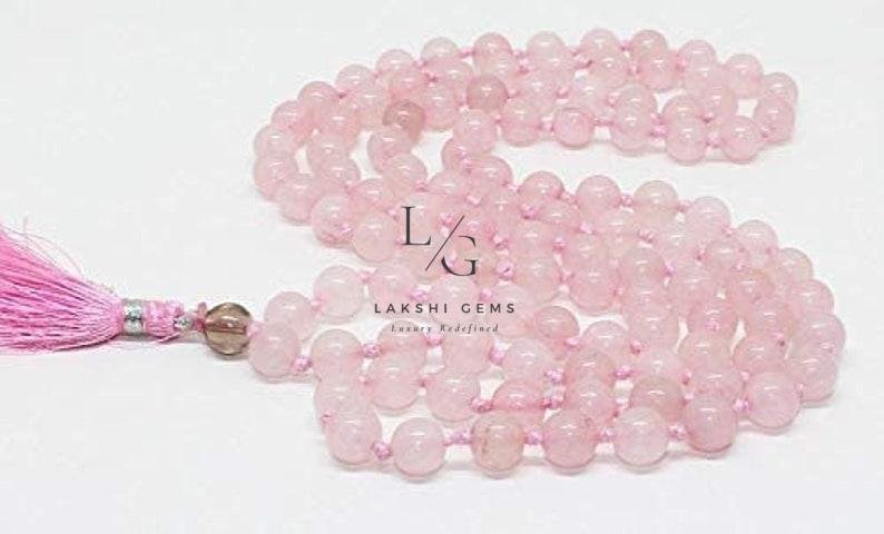 Rose Quartz Mala