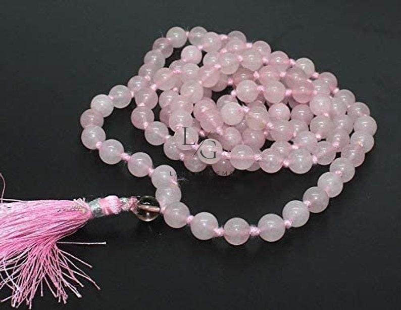 Rose Quartz Mala - Image 2