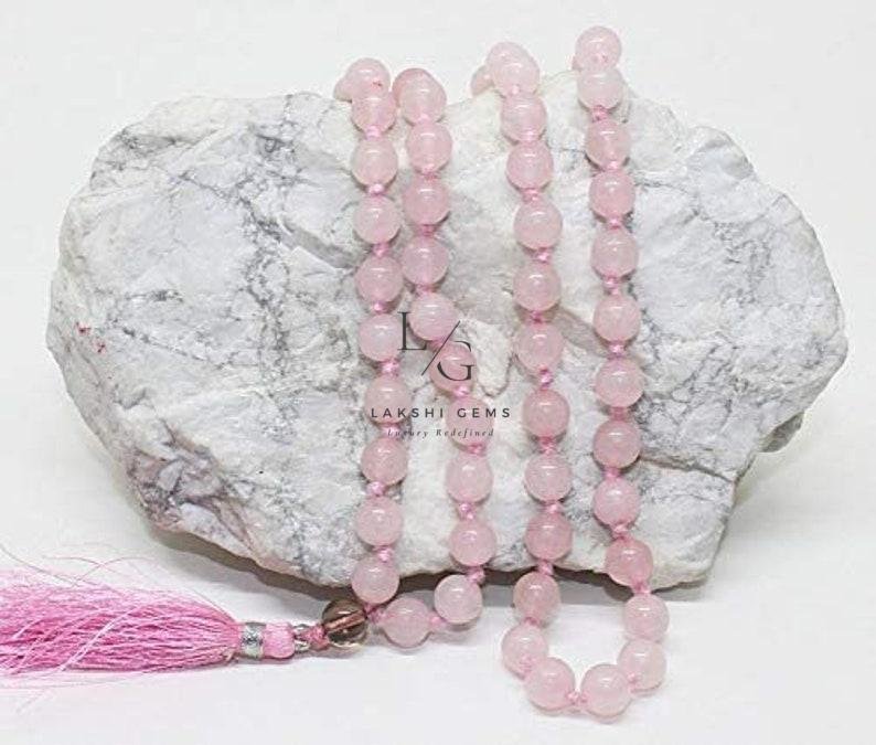 Rose Quartz Mala - Image 3