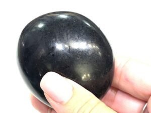 Black Tourmaline Healing Crystal Palm Stone