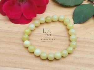 Lemon Jade Bracelet 8mm