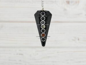 Iolite 7 Chakra Dowsing Pendulum