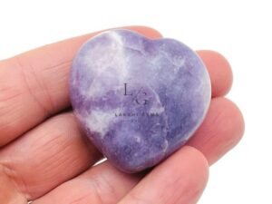 Lepidolite Healing Crystal Heart Stone