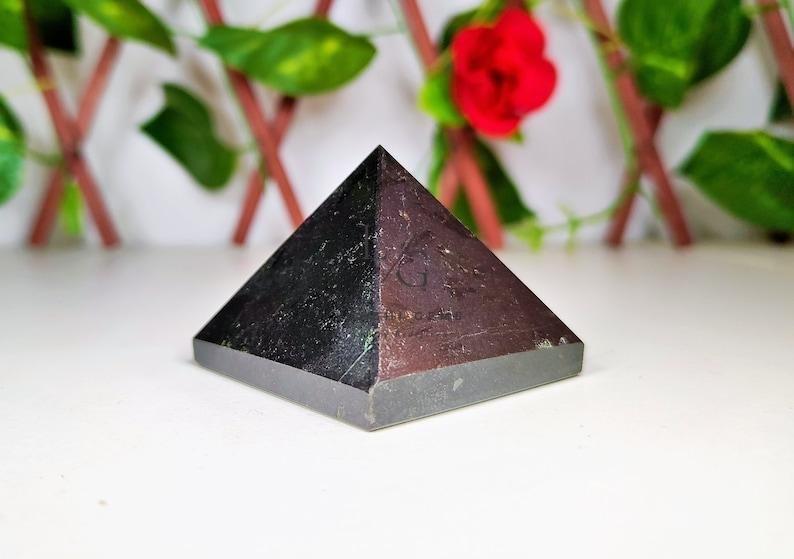 Shungite Crystal Pyramid