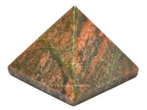 Unakite Crystal Pyramid