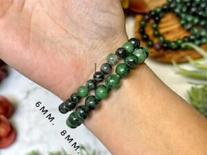 Ruby Zoisite Bracelet 8mm