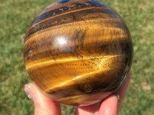 Tiger Eye Crystal Ball