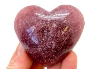 Strawberry Quartz Healing Crystal Heart Stone