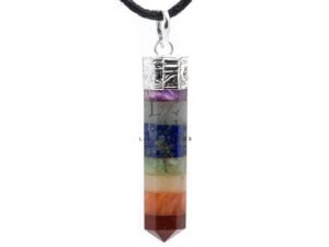 7 Chakra Cap Pencil Pendant