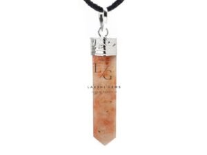 Sunstone Om Pencil Pendant