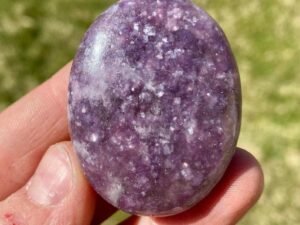 Lepidolite Worry Stone