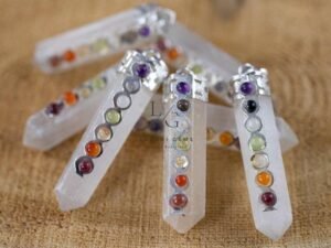 Blue Aventurine Cap Pencil Pendant