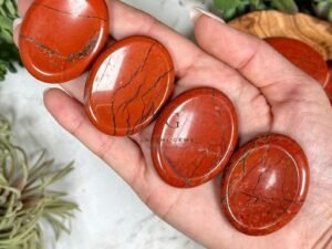 Red Jasper Worry Stone