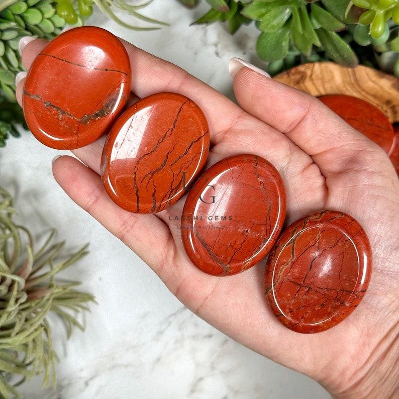 Red Jasper Worry Stone