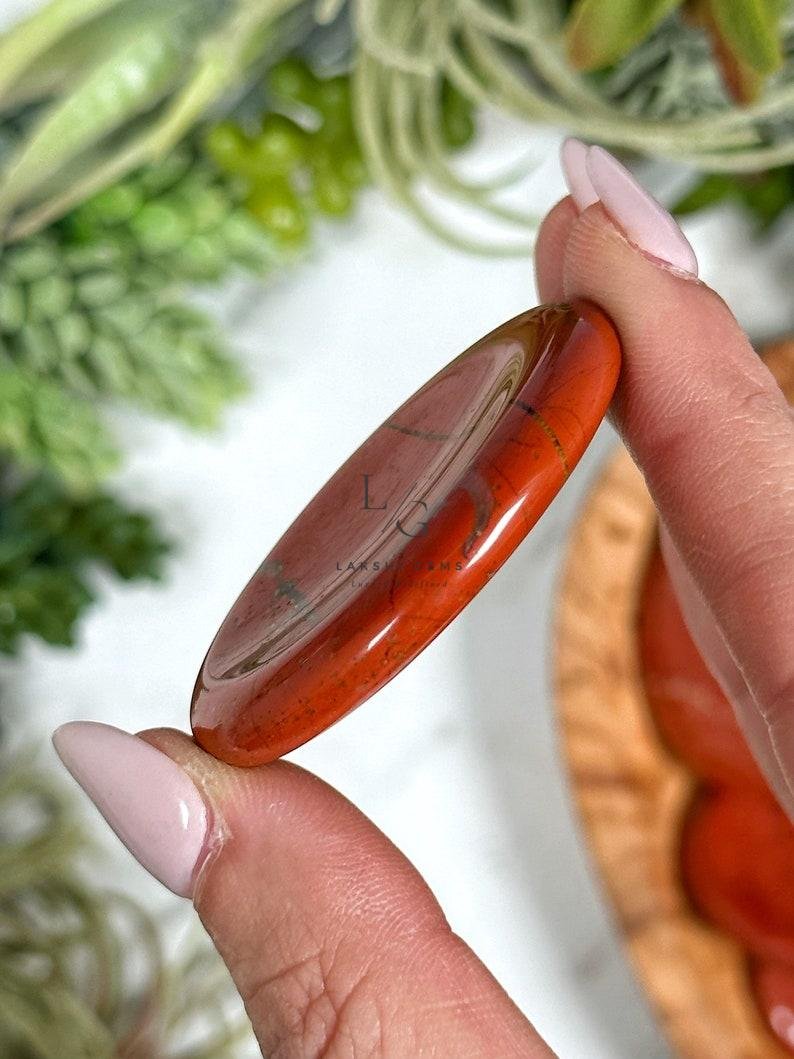 Red Jasper Worry Stone - Image 3