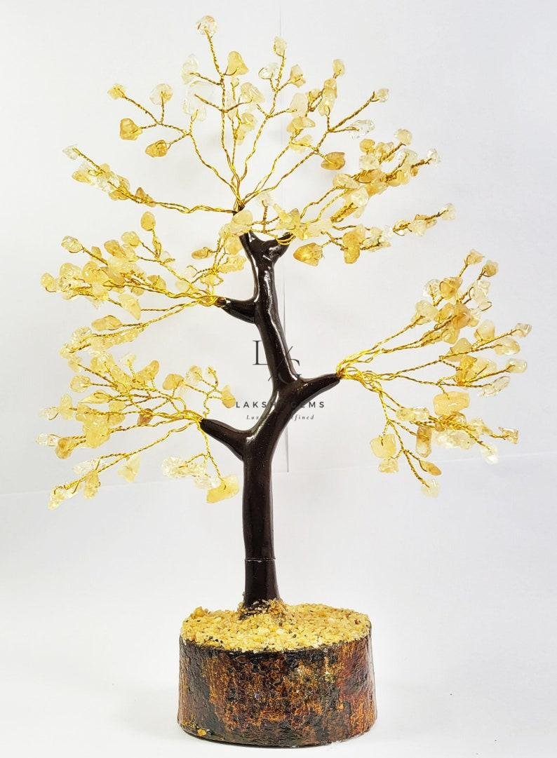 Yellow Citrine Gemstone Tree - Image 2