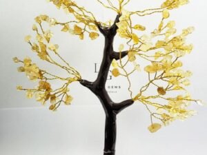 Yellow Citrine Gemstone Tree