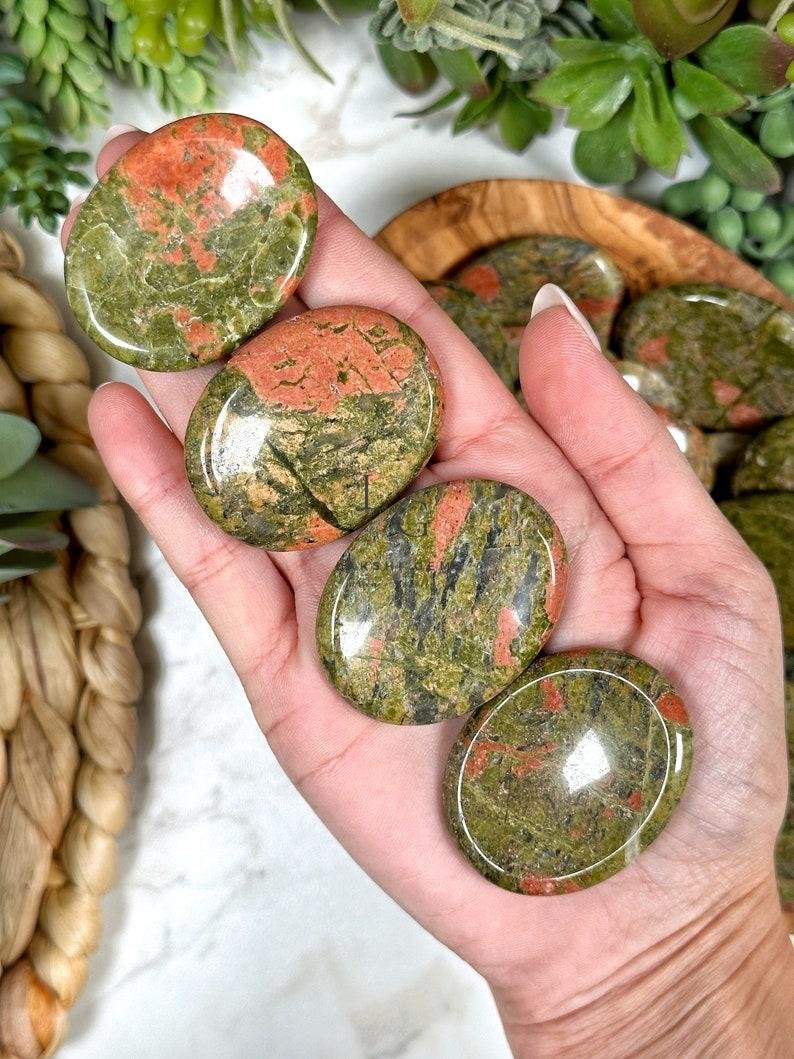 Unakite Worry Stone - Image 3