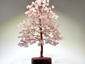 Rose Quartz Gemstone Tree