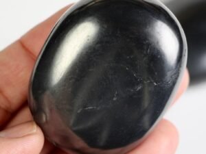Shungite Healing Crystal Palm Stone